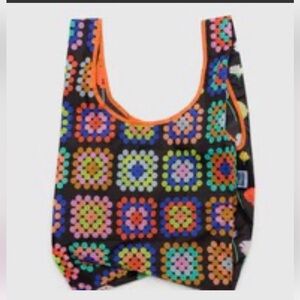 NWT Baggu Deadstock Cottage Core Granny Square Standard Baggu